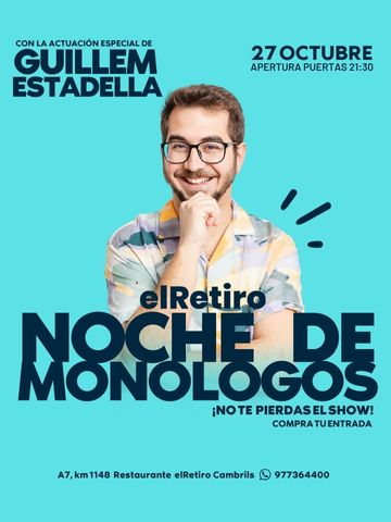 GUILLEM ESTADELLA - elRetiro NOCHE DE MONÓLOGOS