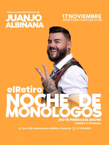 JUANJO ALBIÑANA - elRetiro NOCHE DE MONÓLOGOS